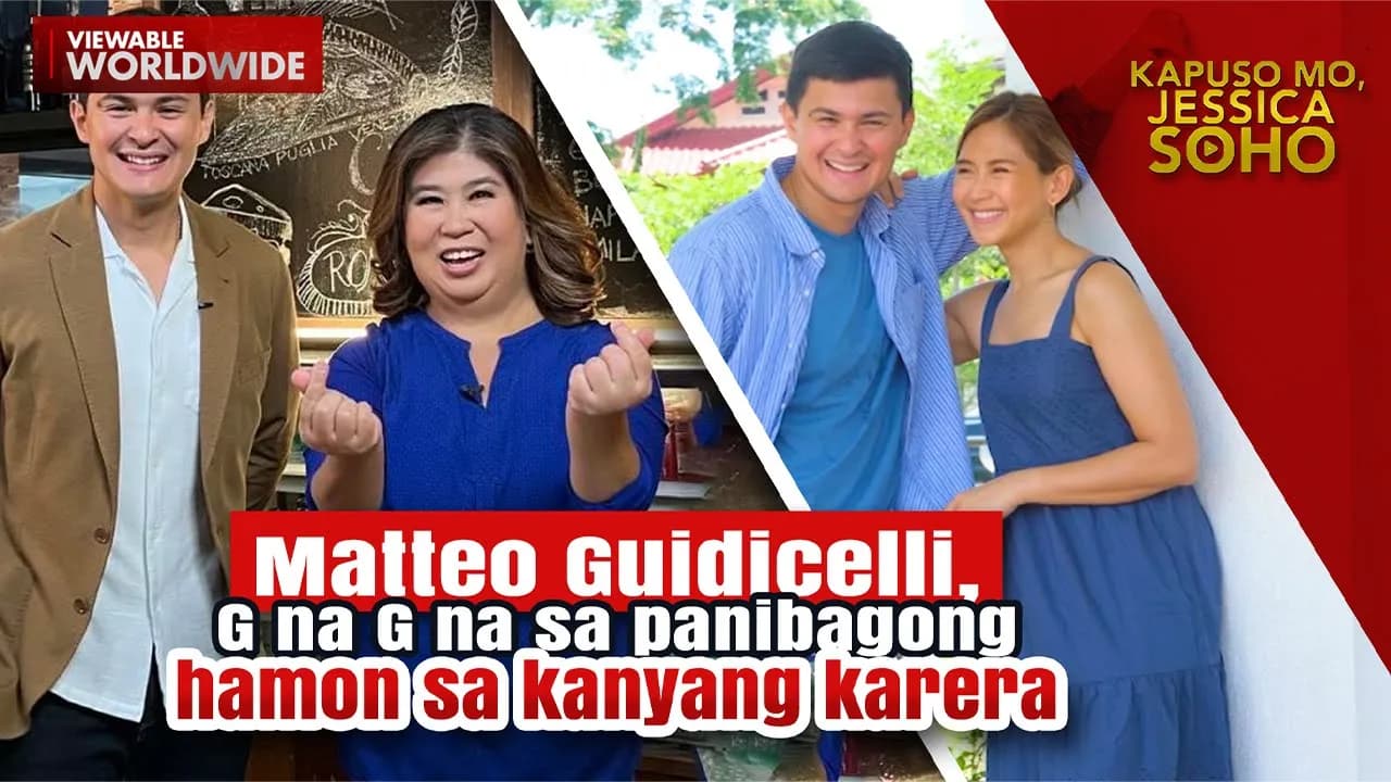Meet Matteo G, ang pinakabagong Kapuso | Kapuso Mo, Jessica Soho poster