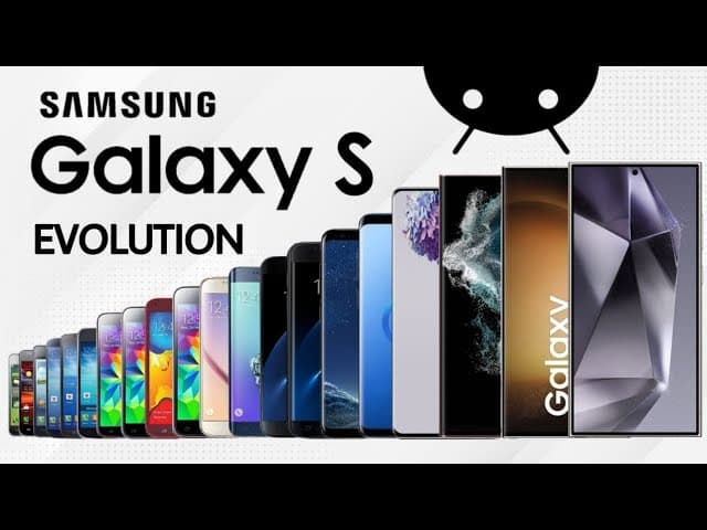 Evolution of Samsung Galaxy S Series poster