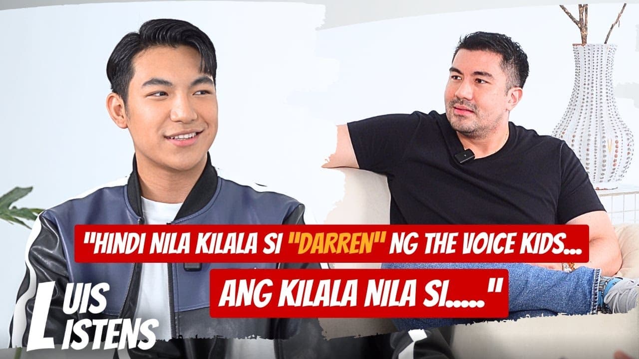 LUIS LISTENS TO DARREN ESPANTO (Hindi man nanalo pero umabot na rin tayo ng 10 years) | Luis Manzano poster