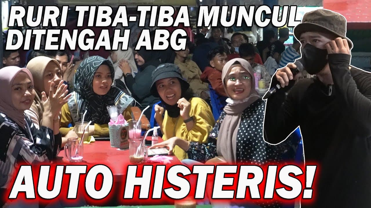 TIBA-TIBA MUNCUL DITENGAH ABG LAGI NGOPI..  AUTO HISTERIS‼️ poster