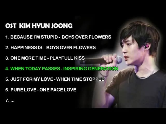 OST Kim Hyun Joong - Dramas poster