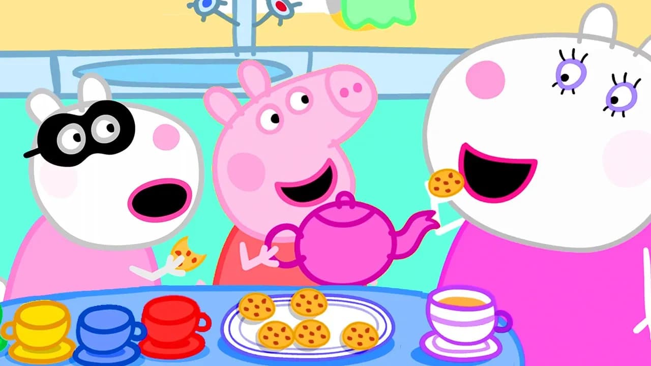Suzy Sheep's Leaving Party with Peppa Pig | Peppa Pig Official Family Kids Cartoon poster