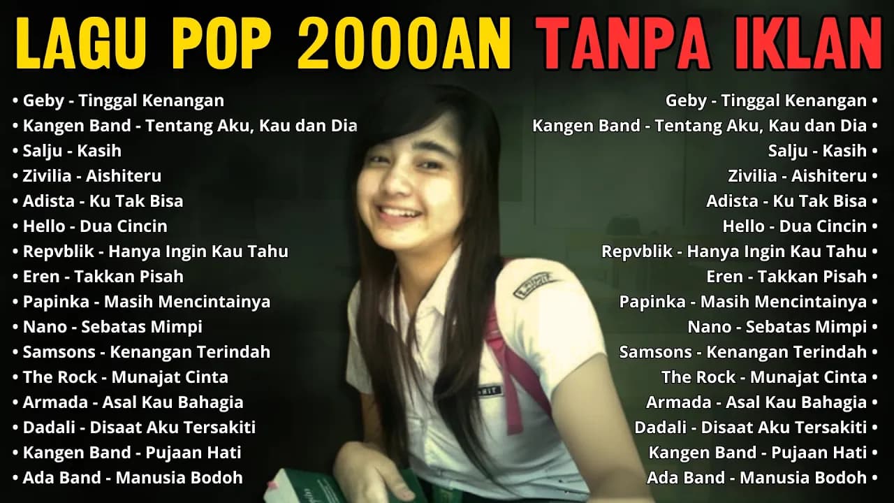 Lagu Pop 2000an Indonesia Tanpa Iklan | Playlist Lawas Nostalgia Paling Enak Didengar poster