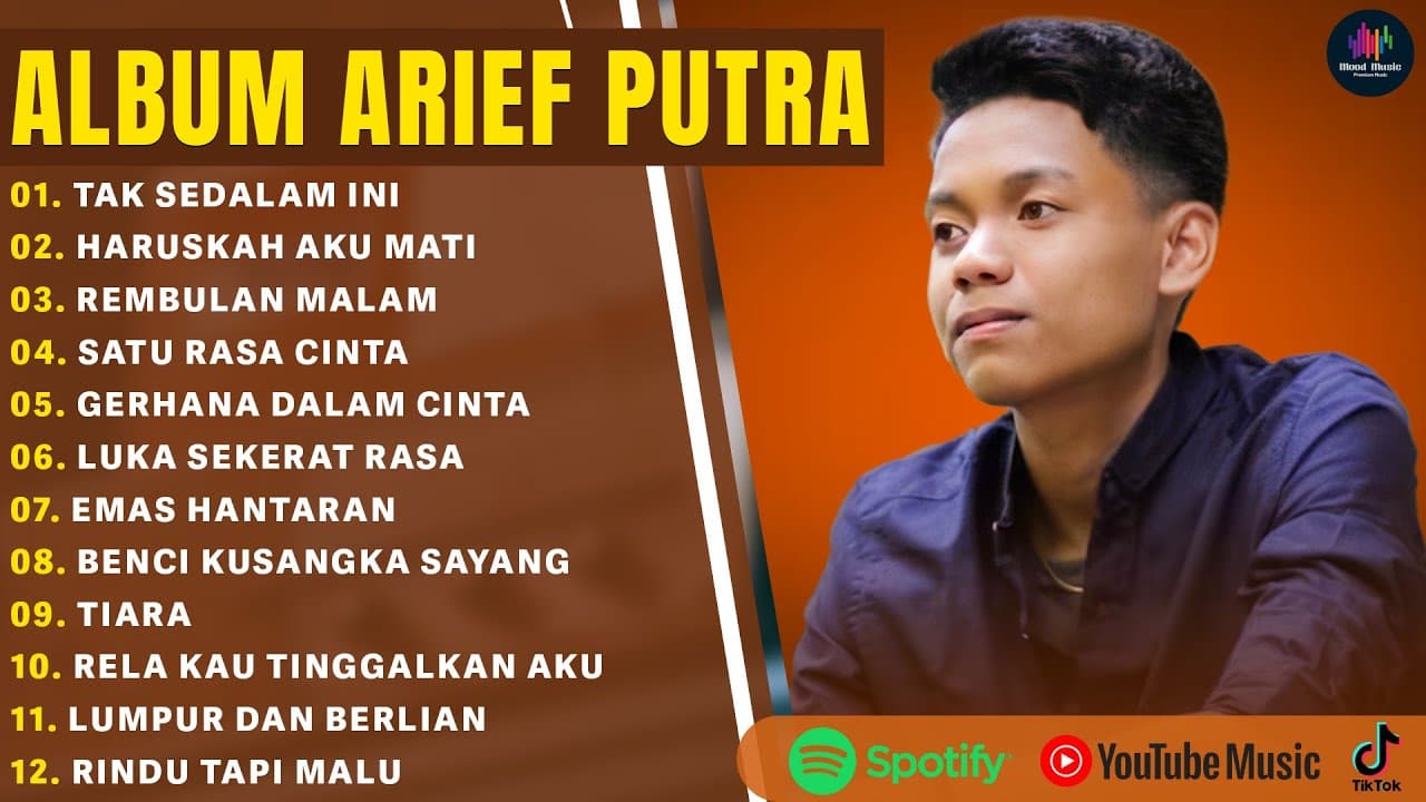 TAK SEDALAM INI - ARIEF PUTRA FULL ALBUM TERBAIK 2025 | HARUSKAH AKU MATI | LAGU POP MELAYU 2025 poster
