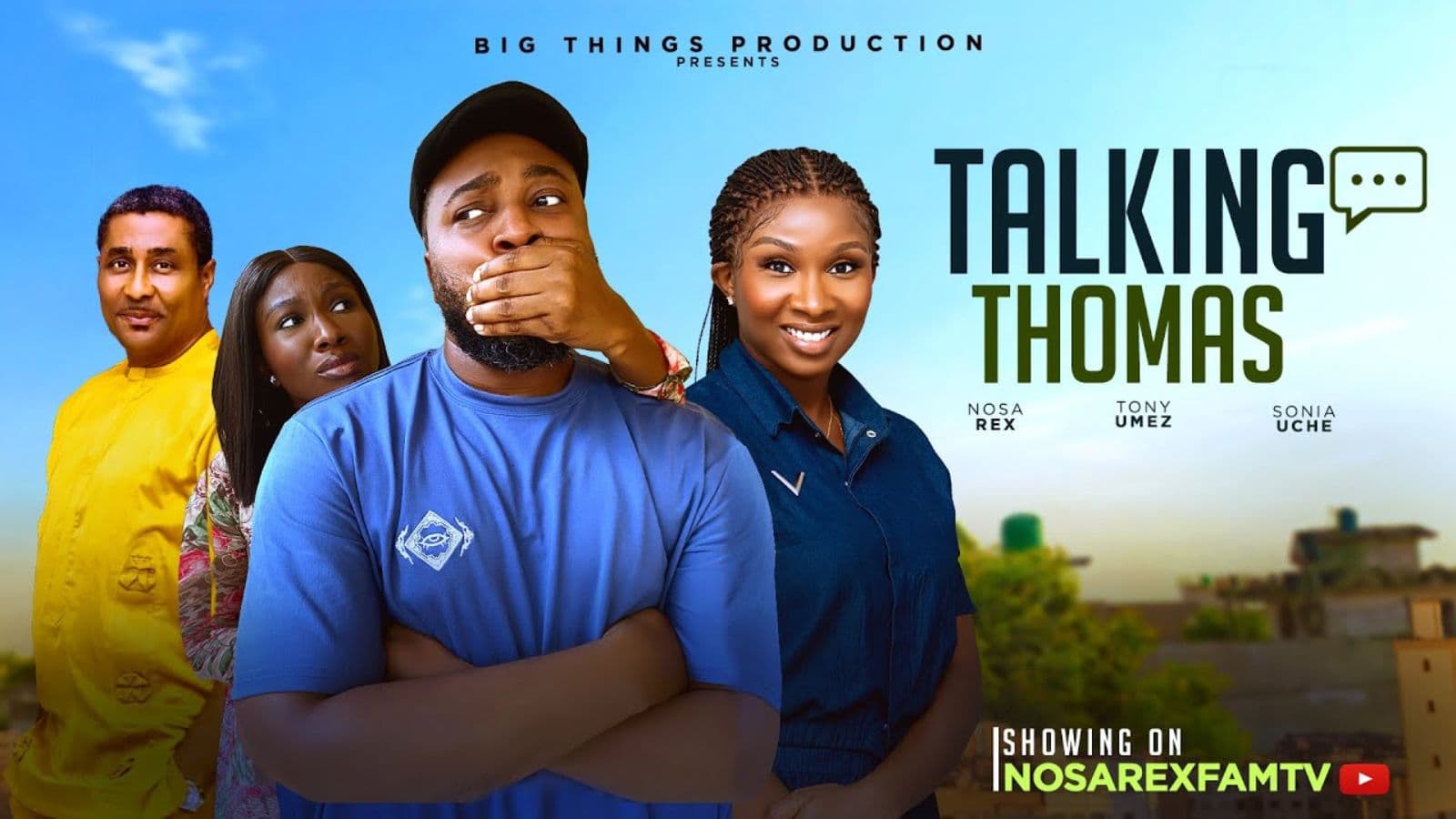 Talking Thomas (Full Movie) – Nosa Rex, Sonia Uche, Tony Umez | Latest Nollywood Comedy Movie 2025 poster