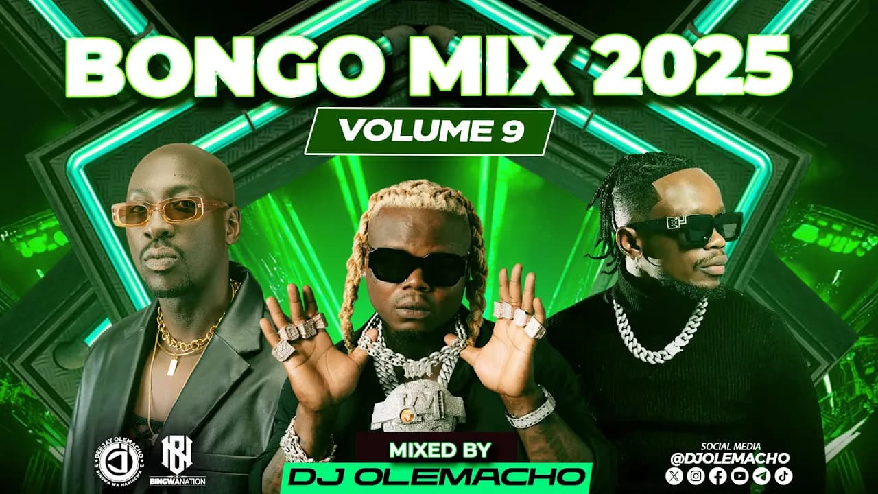 2025 Bongo Mix 9 - Dj Olemacho (Marioo, Bien, Harmonize, Jux, Rayvanny, Diamond Platnumz, Ibraah) poster
