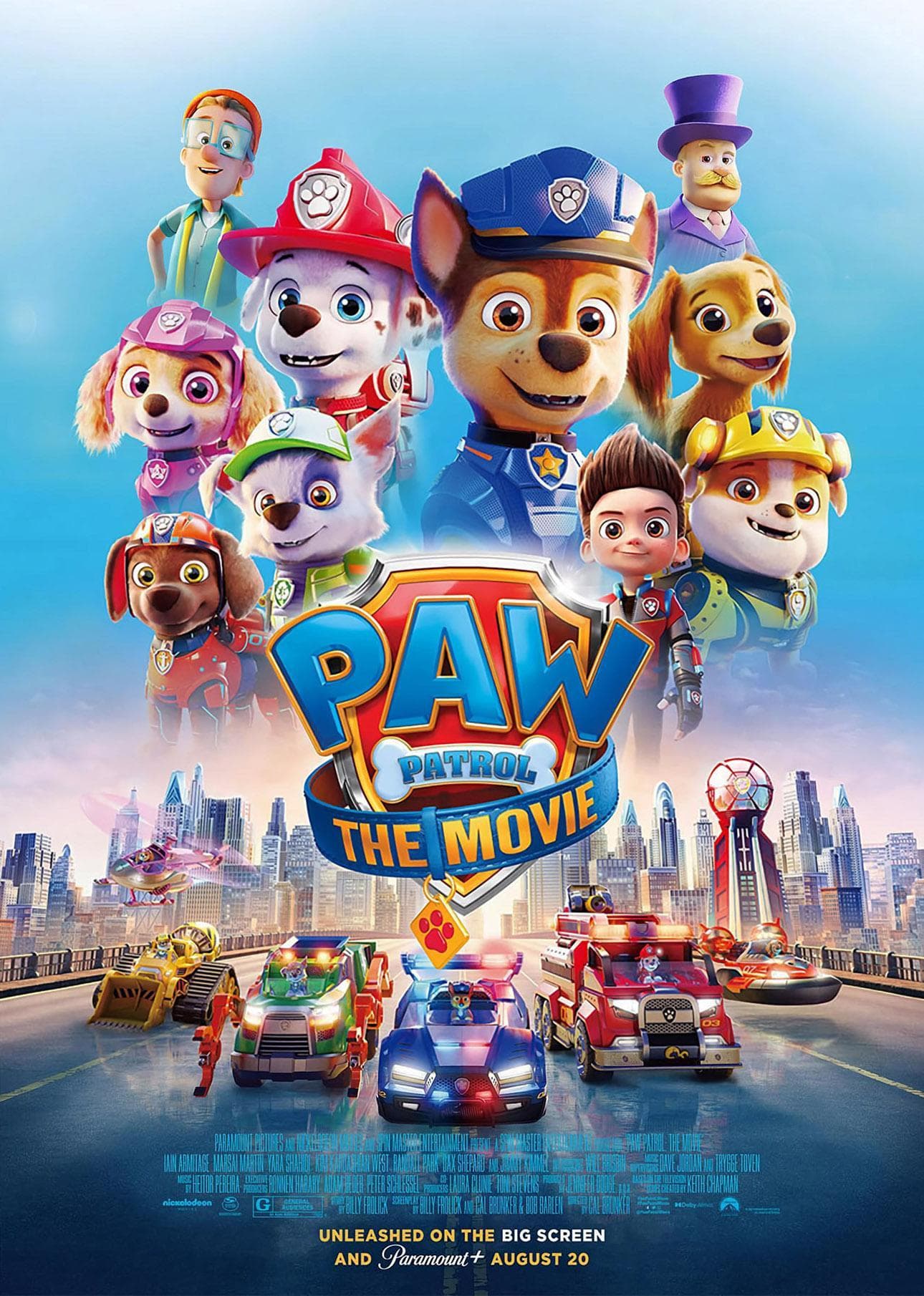 PAW Patrol: The Movie poster