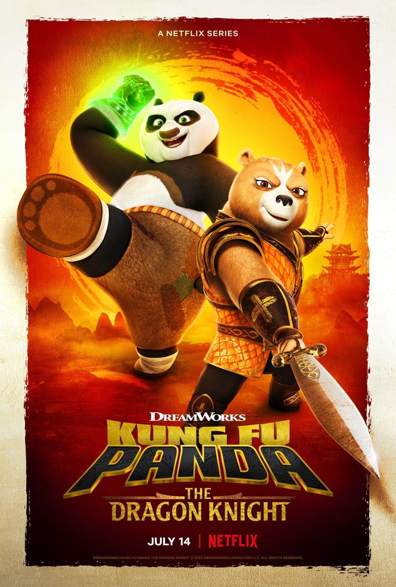 Kung Fu Panda: The Dragon Knight poster