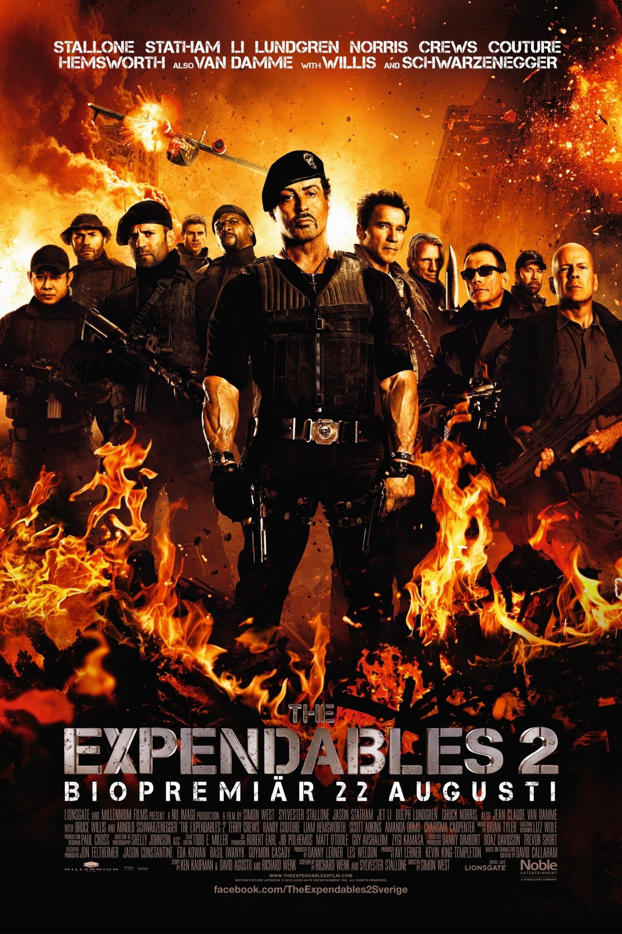 The Expendables 2 poster