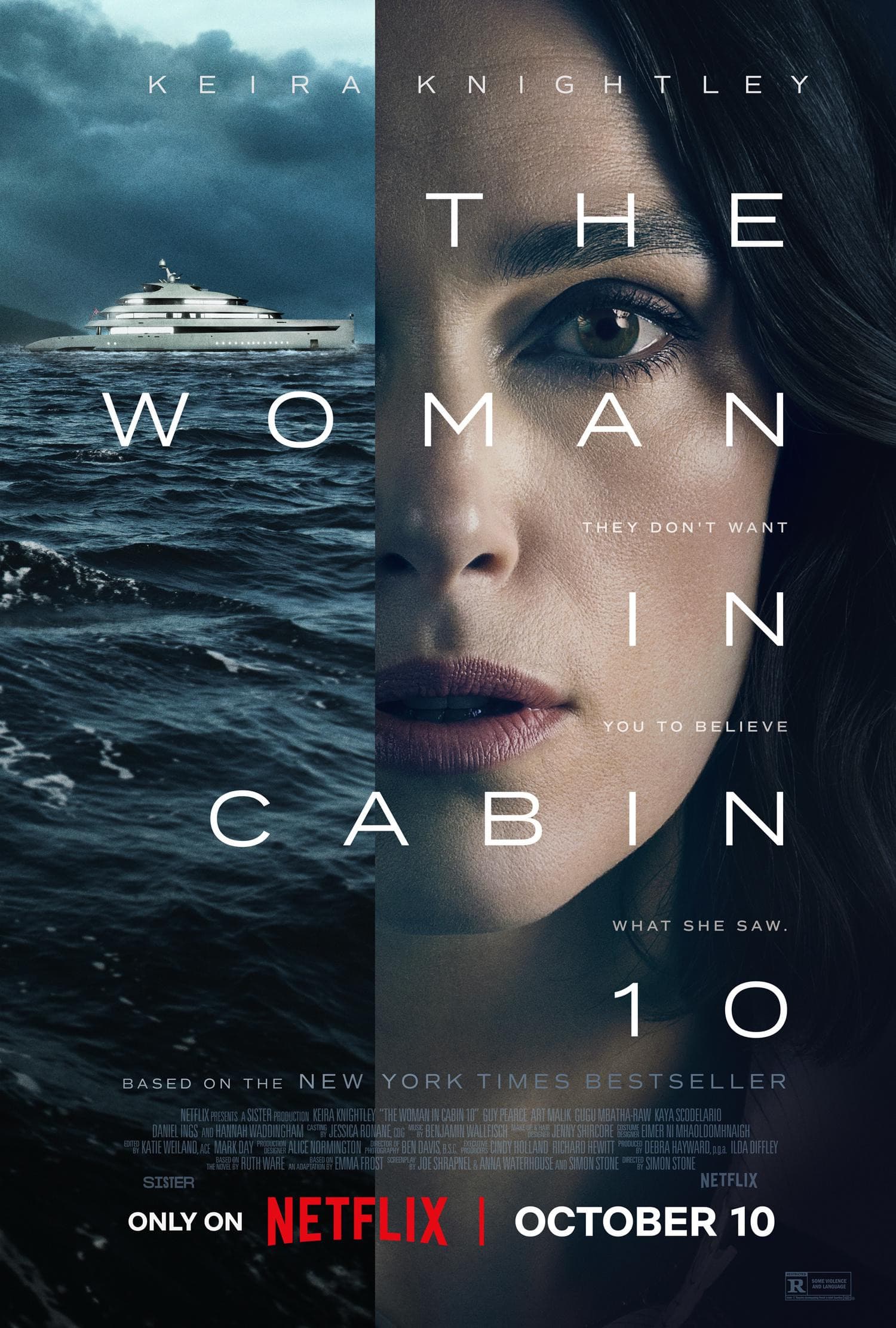 The Woman in Cabin 10 poster