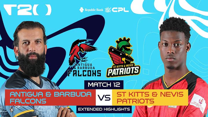 Extended Highlights | Antigua & Barbuda Falcons vs St Kitts & Nevis Patriots | CPL 2026 poster