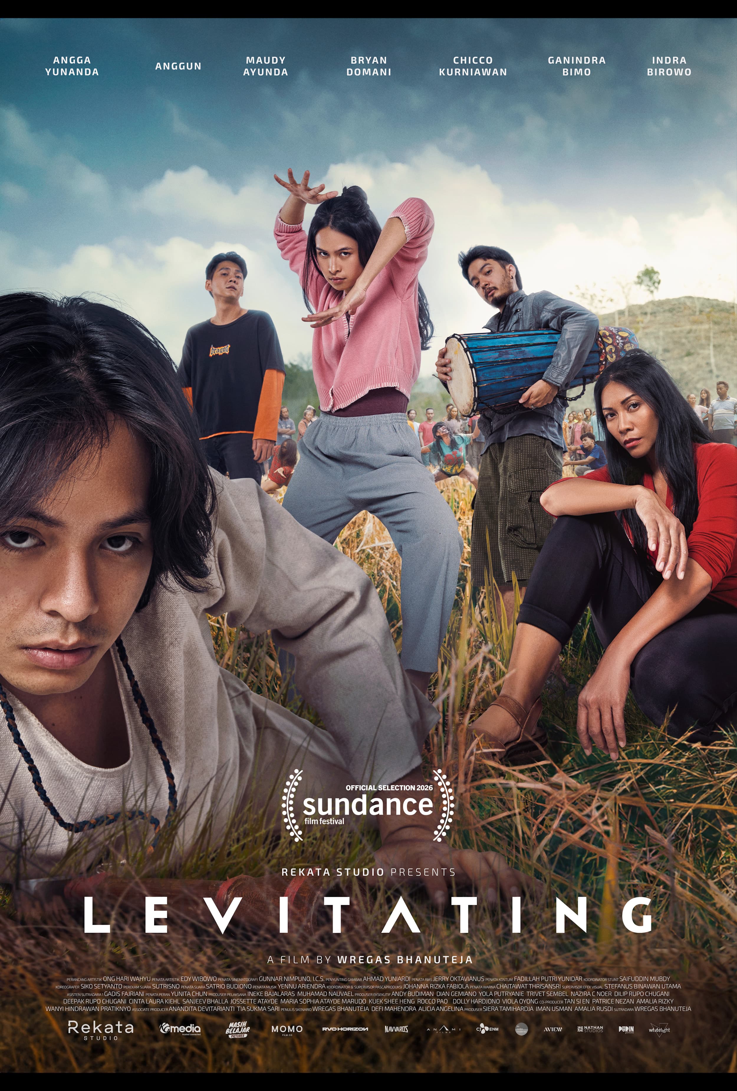 Levitating poster